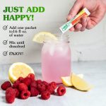 TRUE LIME Black Cherry Limeade Drink Mix (10 Count - 1 pack) | Made from Real Limes | No Preservatives, No Artificial Sweeteners, Gluten Free | Water Flavor Packets & Water Enhancer with Stevia - Image 5